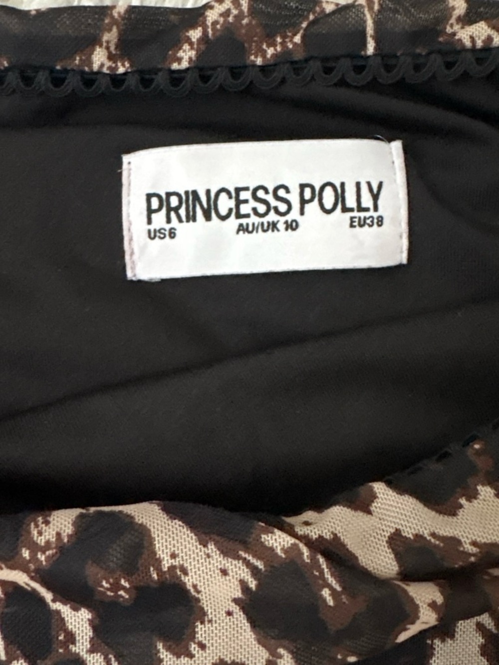 Princess Polly Leopard Maxi Skirt - Black and Brown - Picture 2 of 2